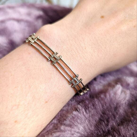 italian silver bracelet    - Picture 1 of 3